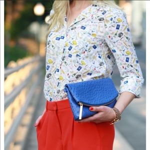 J. Crew French Print Popover - Paris